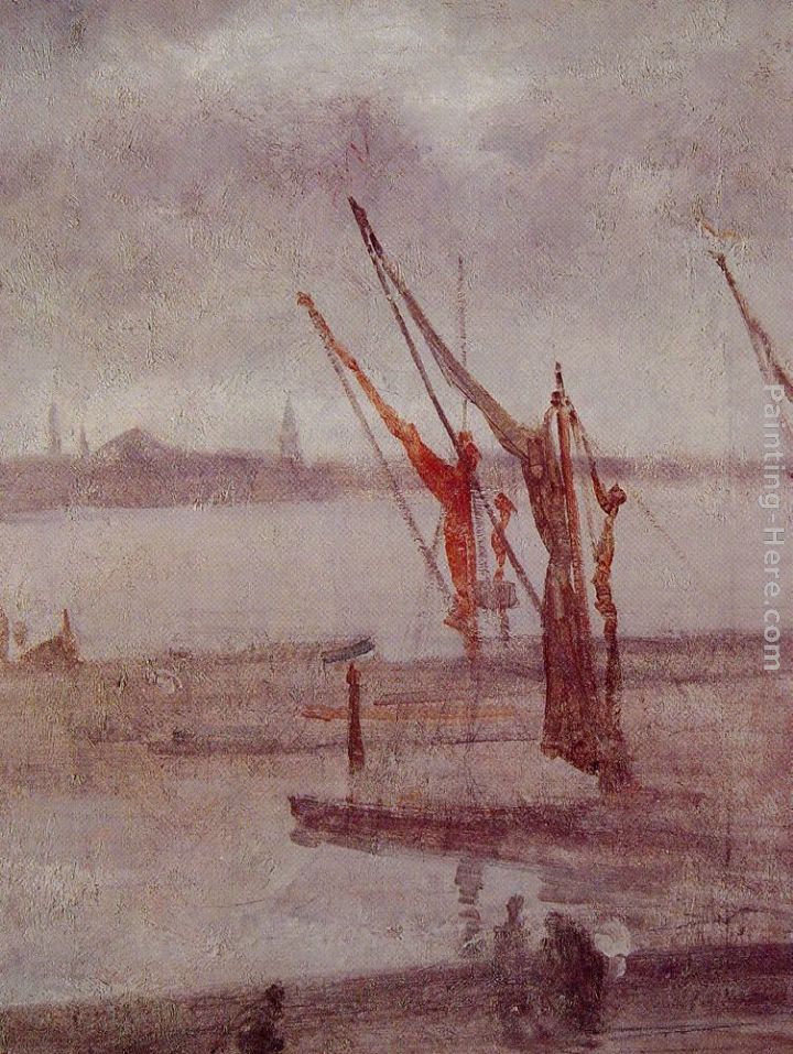 Chelsea Wharf Grey and Silver painting - James Abbott McNeill Whistler Chelsea Wharf Grey and Silver art painting